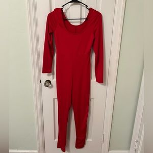 Women’s Red Jumpsuit